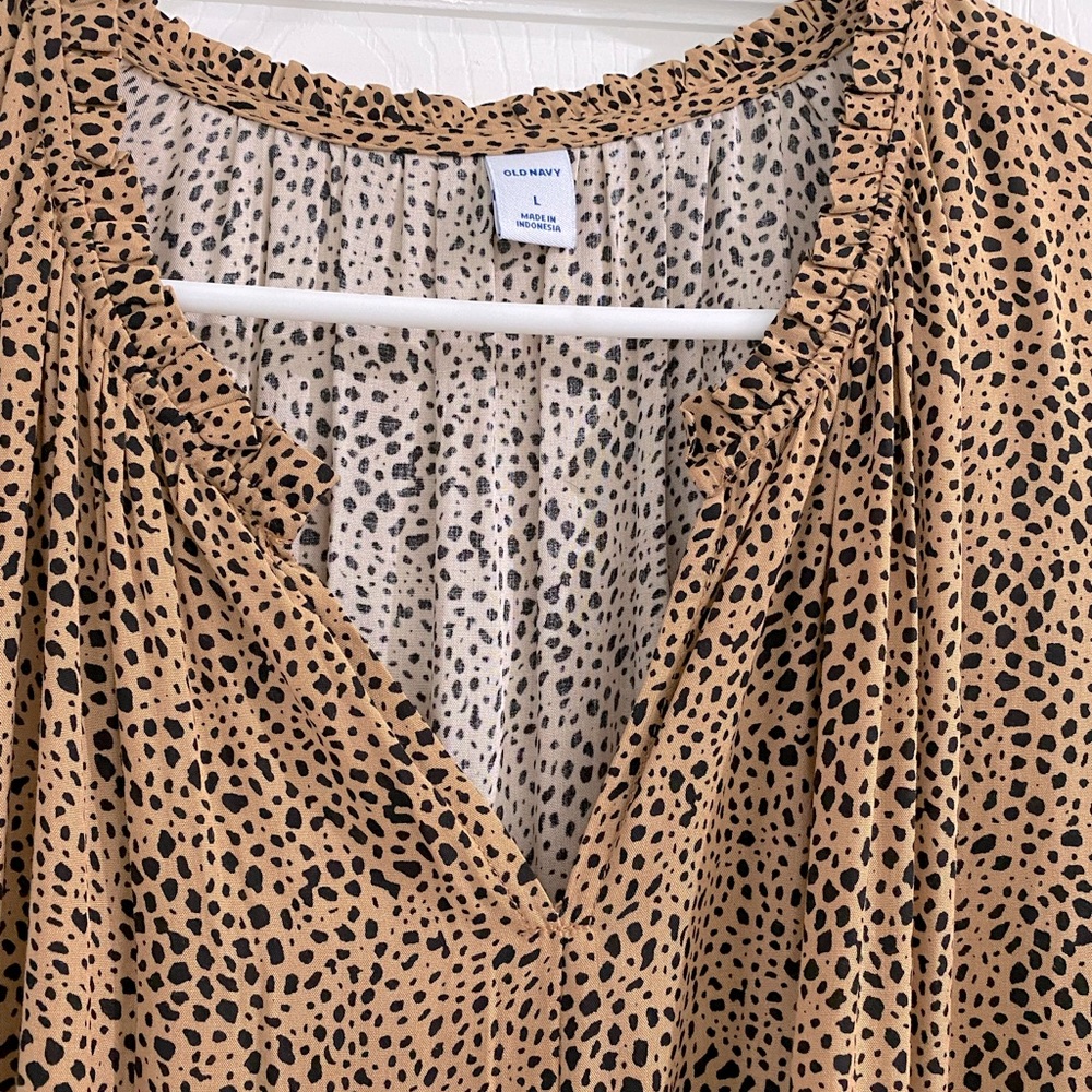 MIDI Animal print bohemian dress